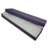 Premium Deep Purple Cotton Filled Jewelry Bracelet Gift Boxes #82A