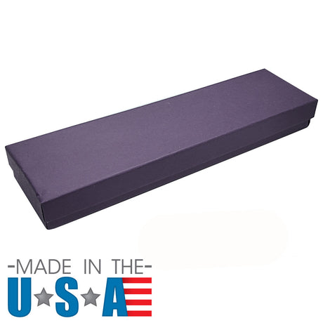 Premium Deep Purple Cotton Filled Jewelry Bracelet Gift Boxes #82A