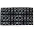 Full Size Black Foam 50 Acrylic Jar Gemstone Tray Liner - Jars Diameter 1-1/8"