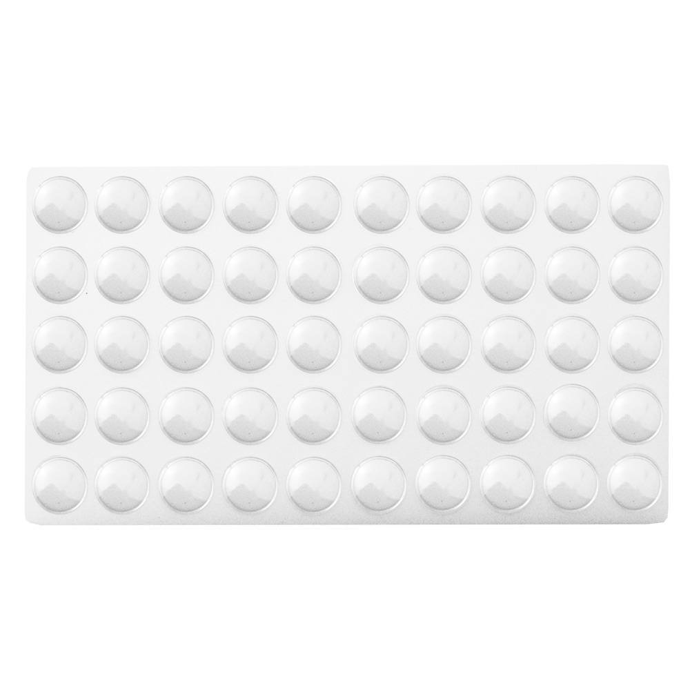 Full Size White Foam 50 Acrylic Jar Gemstone Tray Liner - Jars Diameter 1-1/8"