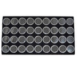 Full Size Black Foam 36 Acrylic Jar Gemstone Tray Liner - Jars Diameter 1-3/8"