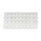 Full Size White Foam 36 Acrylic Jar Gemstone Tray Liner - Jars Diameter 1-3/8"