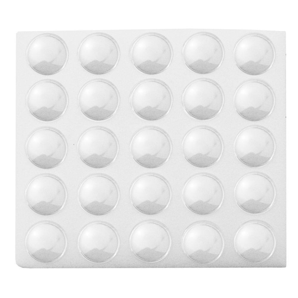 Half Size White Foam 25 Acrylic Jar Gemstone Tray Liner - Jars Diameter 1-1/8"