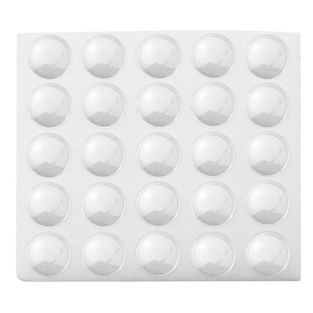 Half Size White Foam 25 Acrylic Jar Gemstone Tray Liner - Jars Diameter 1-1/8"