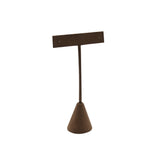 Brown Suede Earring T-Stand Display - 4-3/4" Tall