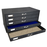 Black 5 Tray Jewelry Storage Organizer 