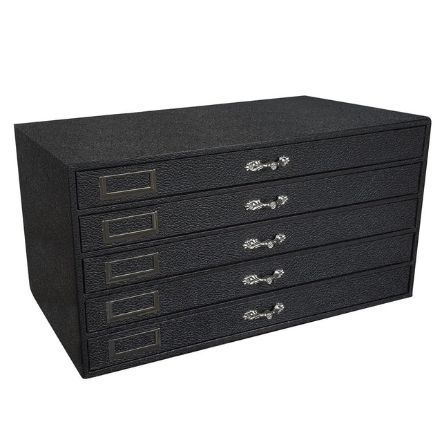 Black 5 Tray Jewelry Storage Organizer 
