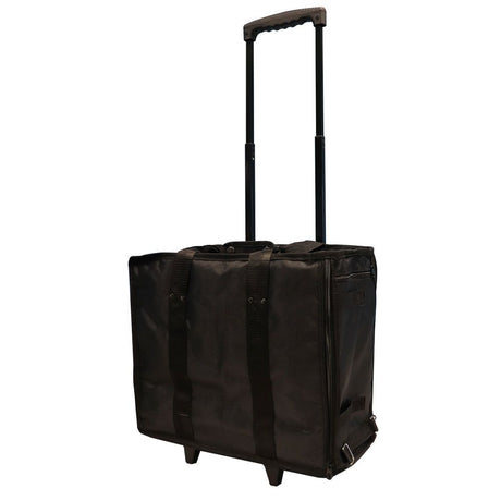 Jewelry Tray Carrying Case with Wheels, Holds 12 1" Trays
