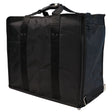 Black Water Resistant Jewelry Tray Carrying Case, Holds 12 1" Trays