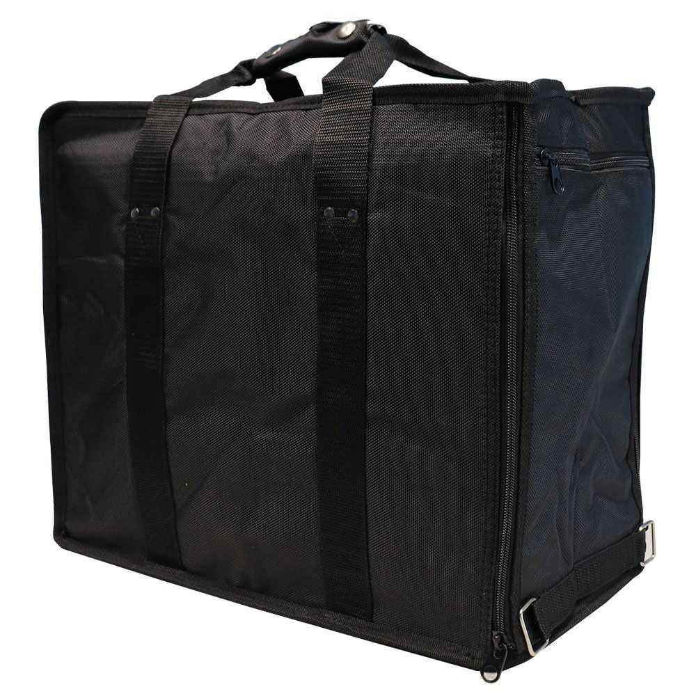 Black Water Resistant Jewelry Tray Carrying Case, Holds 12 1" Trays