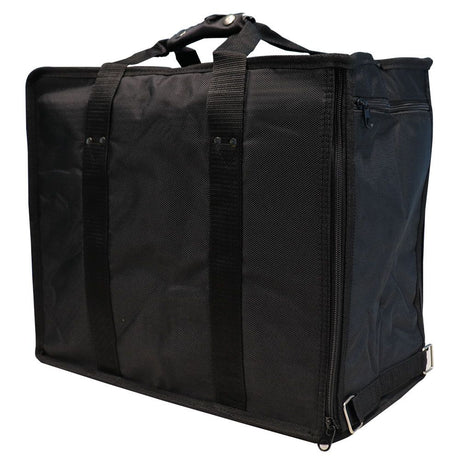 Black Water Resistant Jewelry Tray Carrying Case, Holds 12 1" Trays