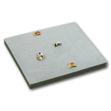 Grey Half Size 36 Slot Jewelry Ring Tray Liner Insert 