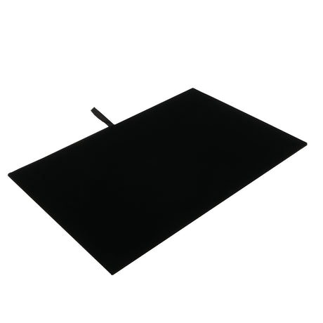 Black Velvet Jewelry Tray Liner - Full Size Display Insert