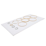 White Velvet Full Size Jewelry Display Pad Tray Liner Insert