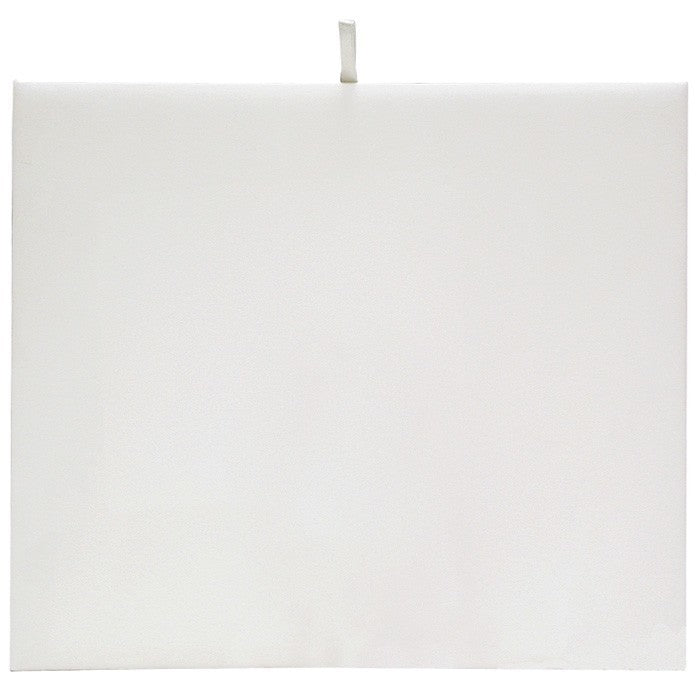 White Leatherette Half Size Jewelry Tray Liner Padded Insert
