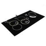 12" x 9" Black Velvet Jewelry Display Pad