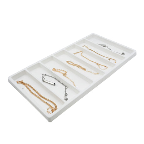 Tray Liner-07 Compartment-Full Size White
