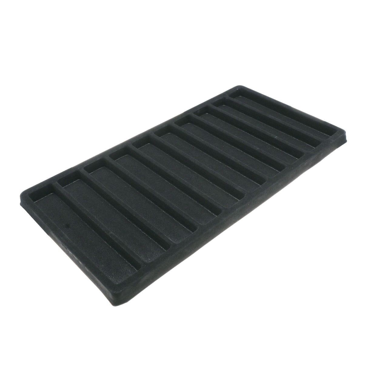 10-Compartment Black Flocked Jewelry Tray Liner - Full Size