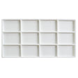 Flocked Plastic Jewelry Tray Insert-12 Compartment