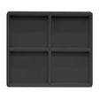 Flocked Tray Insert-4 Compartment-Half Size 