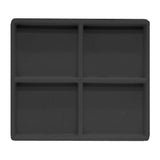 Flocked Tray Insert-4 Compartment-Half Size 