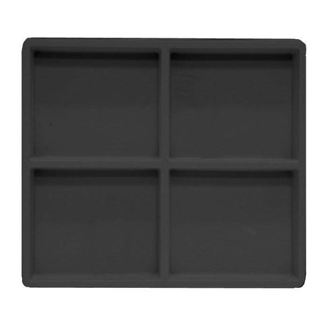 Flocked Tray Insert-4 Compartment-Half Size 