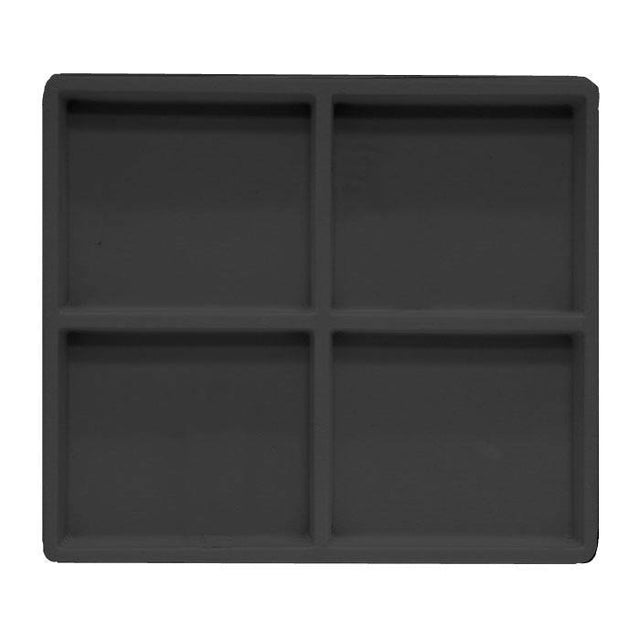Flocked Tray Insert-4 Compartment-Half Size 