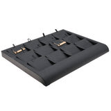Black Leatherette Earring Pendant Display Tray - Holds 12