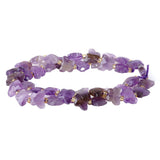 A Grade Amethyst 10x8mm Faceted Butterfly Beads - Natural Brazilian Purple