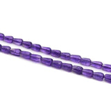 AA Amethyst 3x5mm Barrel Beads – Natural Dark Purple – 16” Strand