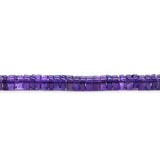 AA Grade Purple Amethyst Heishi Rondelle Strand – 15.5"–16" Natural Amethyst Beads