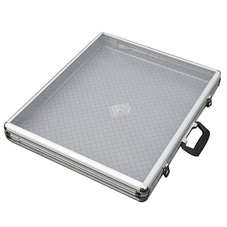 Aluminum Tempered Glass-Top Display Case Lg.