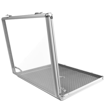 Aluminum Tempered Glass-Top Display Case