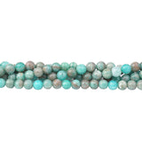 Brazilian Amazonite Beads 6mm Round | Natural Blue-Green Gemstone Strand