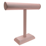 Champagne Pink Jewelry T-Bar Display Stand - 12" H