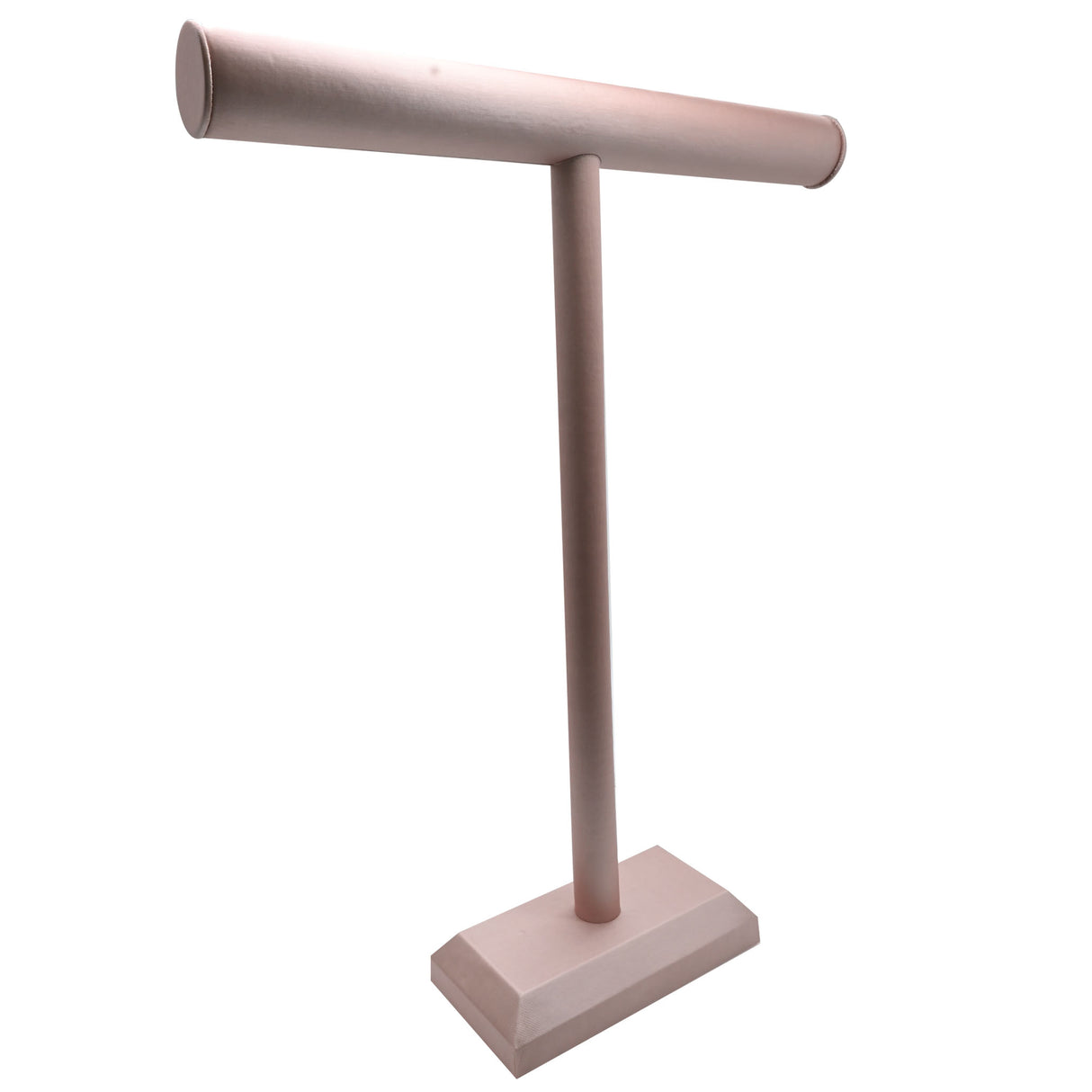 Champagne Pink Jewelry T-Bar Display Stand - 18" H