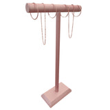 Champagne Pink Jewelry T-Bar Display Stand - 24" H