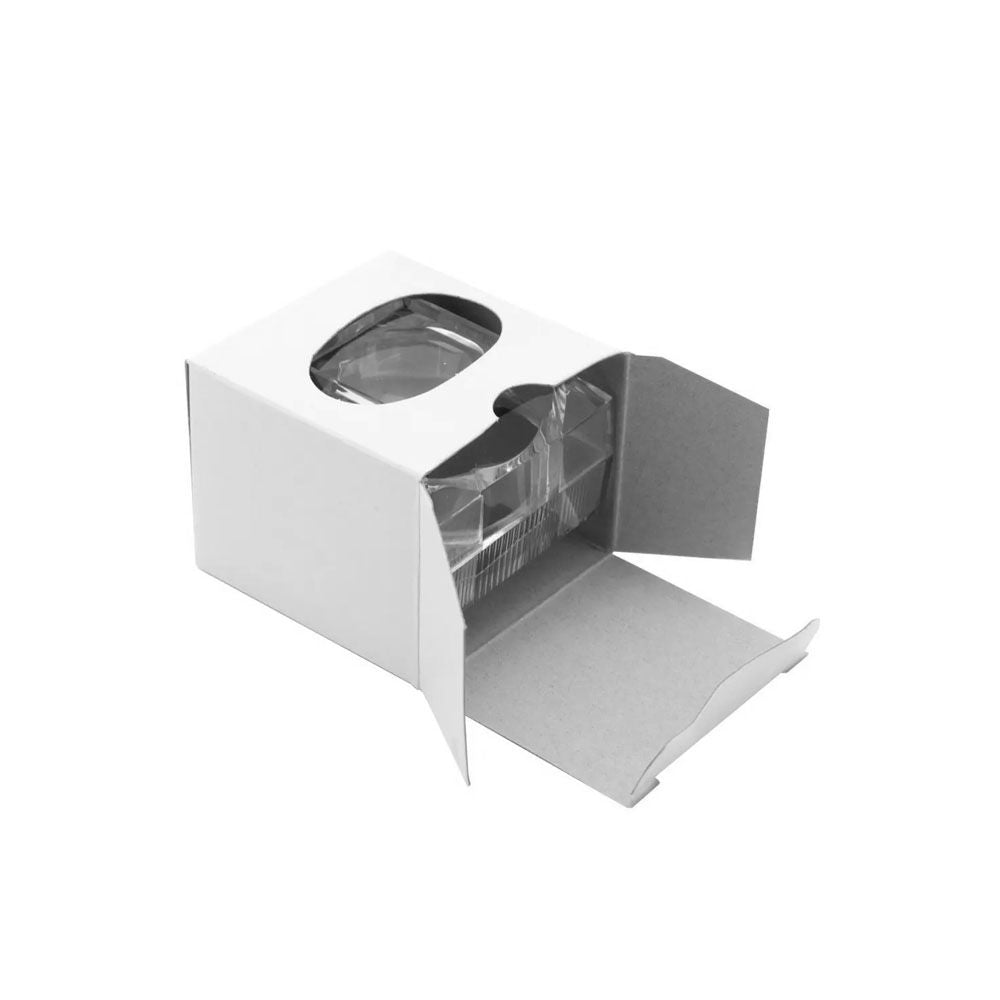 Clear Crystal Style Lucite Jewelry Ring Boxes