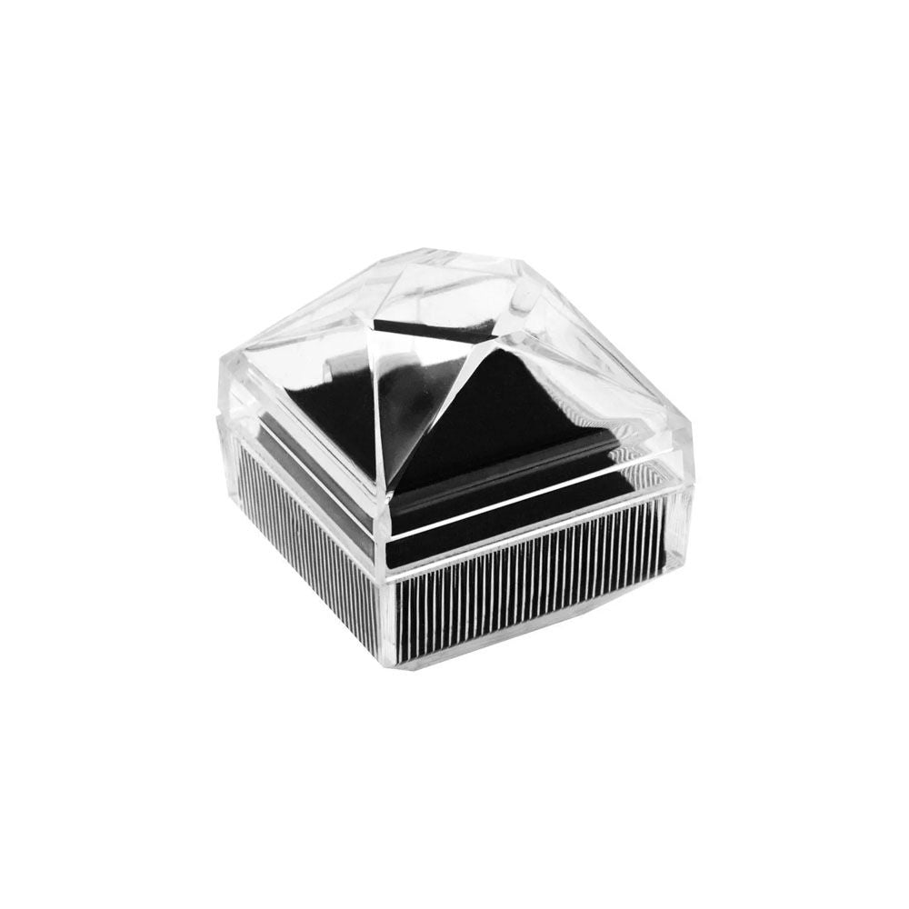Clear Crystal style Lucite Jewelry Earring Boxes 