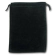 Black Velvet Drawstring Gift Pouches, 4" x 5", 12 Per Pack