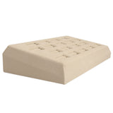 Beige Faux Suede Jewelry Ring Display Tray, Holds 18 Rings