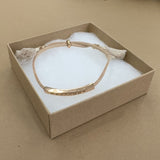Brown Kraft Paper Cotton Filled Jewelry Square Gift Boxes #33