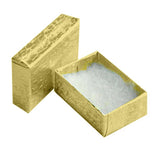 Gold Foil Cotton Filled Jewelry Gift Boxes #10