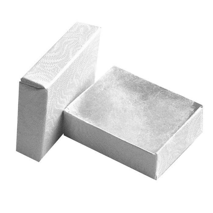 Swirl White Paper Cotton Filled Jewelry Gift Packaging Boxes #10