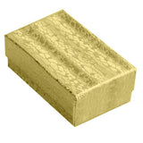 Gold Foil Cotton Filled Jewelry Gift Boxes #21