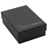Premium Matte Black Paper Cotton Filled Jewelry Gift Boxes #32