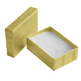 Gold Foil Cotton Filled Jewelry Gift Boxes #32