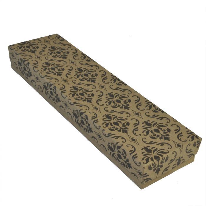 Damask Cotton Filled Jewelry Gift Boxes #82