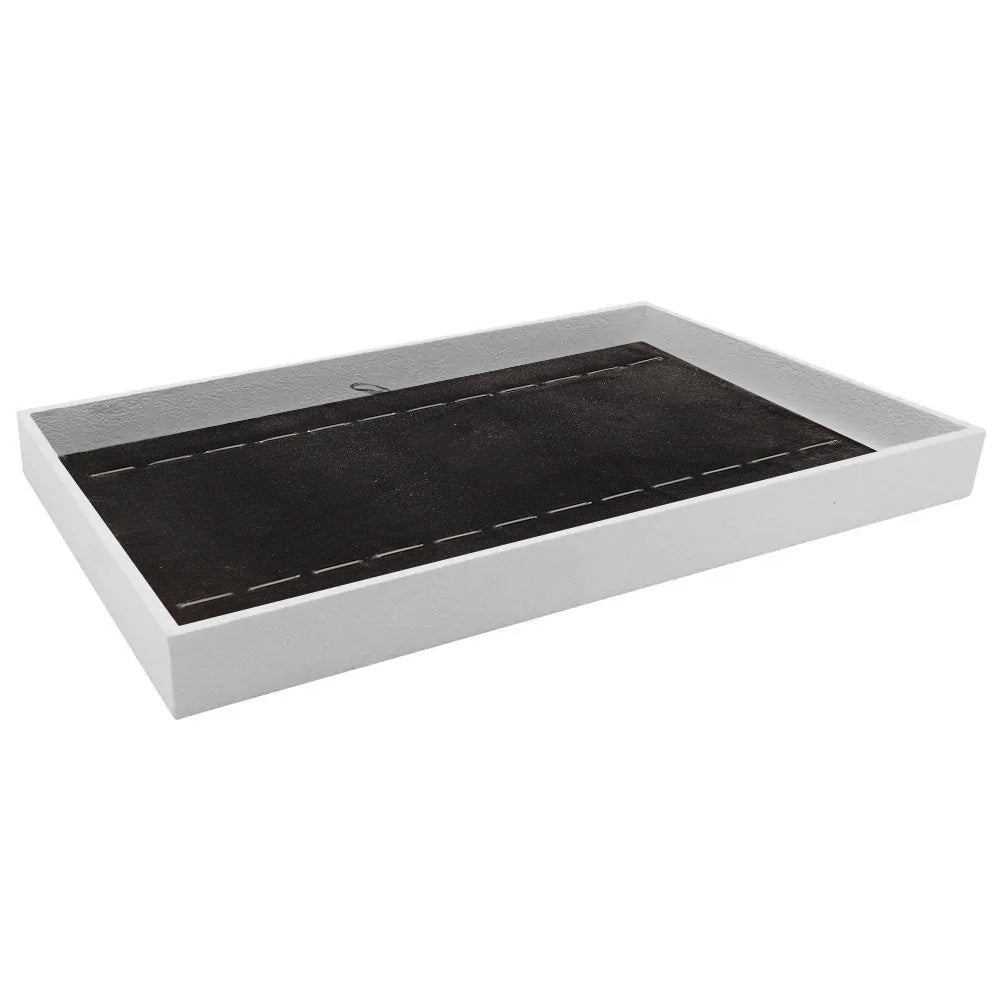 Black Velvet Jewelry Watch / Bracelet Tray Liner Insert, 14-1/8" x 7-5/8"