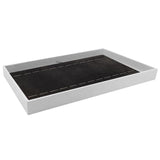 Black Velvet Jewelry Watch / Bracelet Tray Liner Insert, 14-1/8" x 7-5/8"